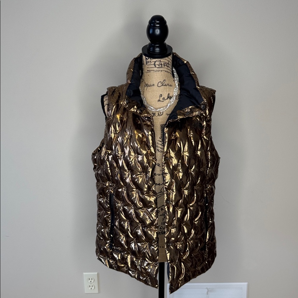 The North Face Women's Shiny Gold Holladown vest - Picture 4 of 13